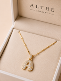 Bubble Initial Necklace