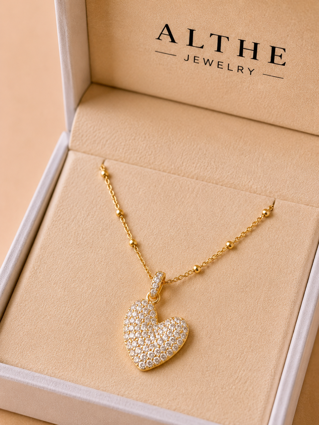 Bubble Initial Necklace