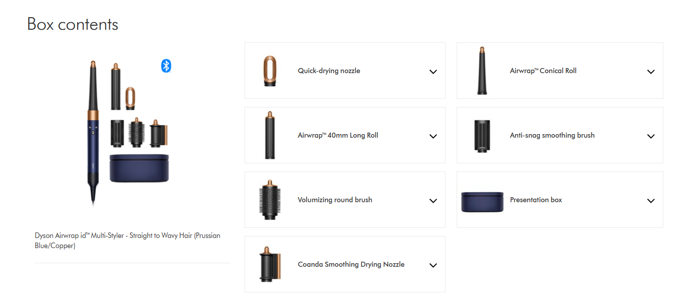 Airwrap I.D Multi-Styler - Straight to Wavy Hair (Prussian Blue)