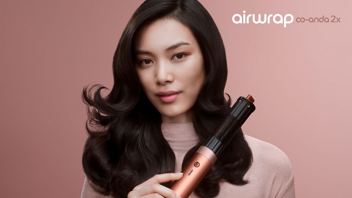 Airwrap Co-anda2x™ Multi-Styler and Hair Dryer (Amber Silk)